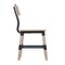 Merrick Lane Breton Dining Chairs with Steel Supports and Footrest - Set Of 2